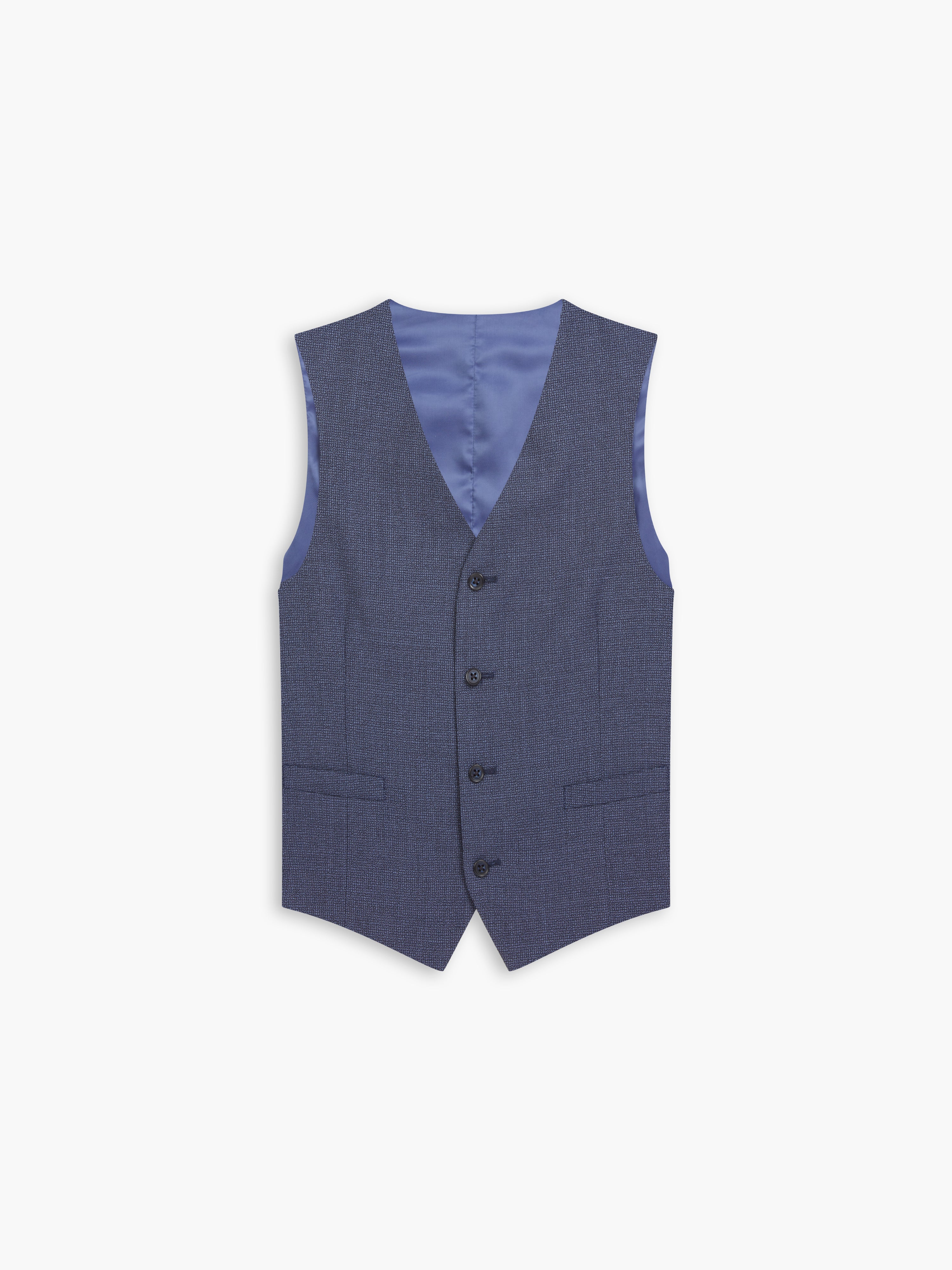 Blue shirt with on sale waistcoat