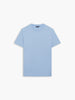 Light Blue Organic Cotton Crew Neck T-Shirt