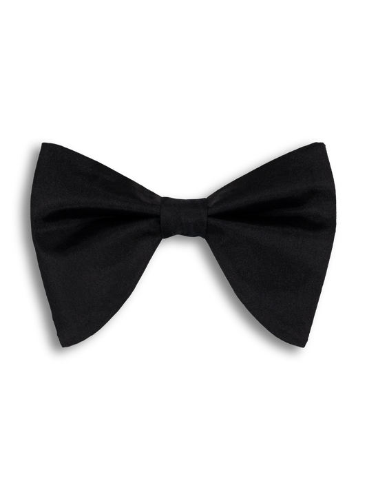 The Oversized Satin Bow Tie