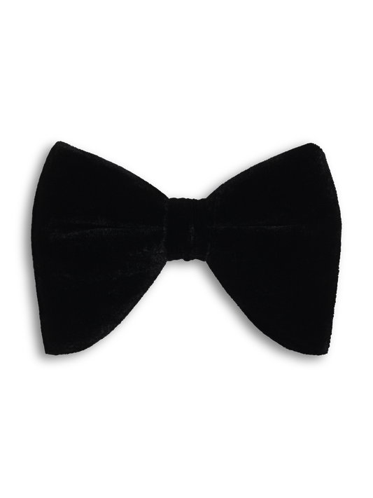 The Oversized Velvet Bow Tie