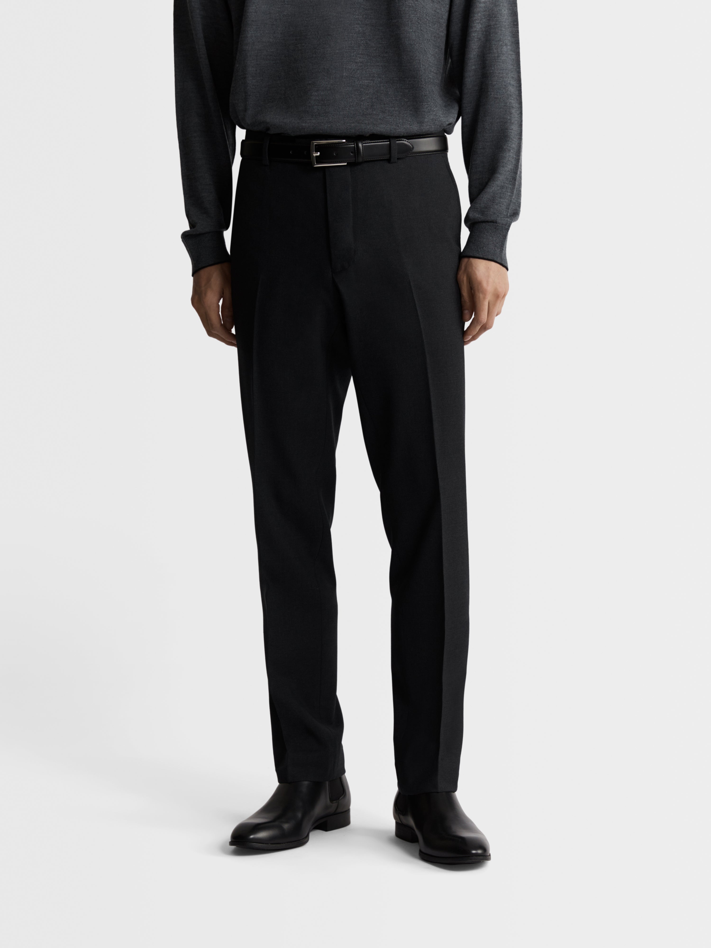 Ronnie Italian Luxury Slim Charcoal Suit Trouser – tmlewinuk