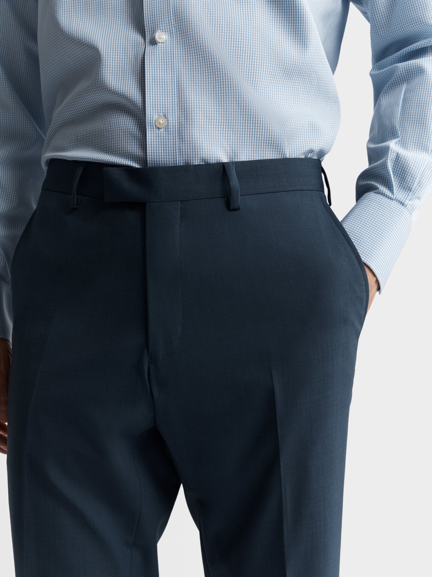 Image 2 of Adam Denim Blue Trousers