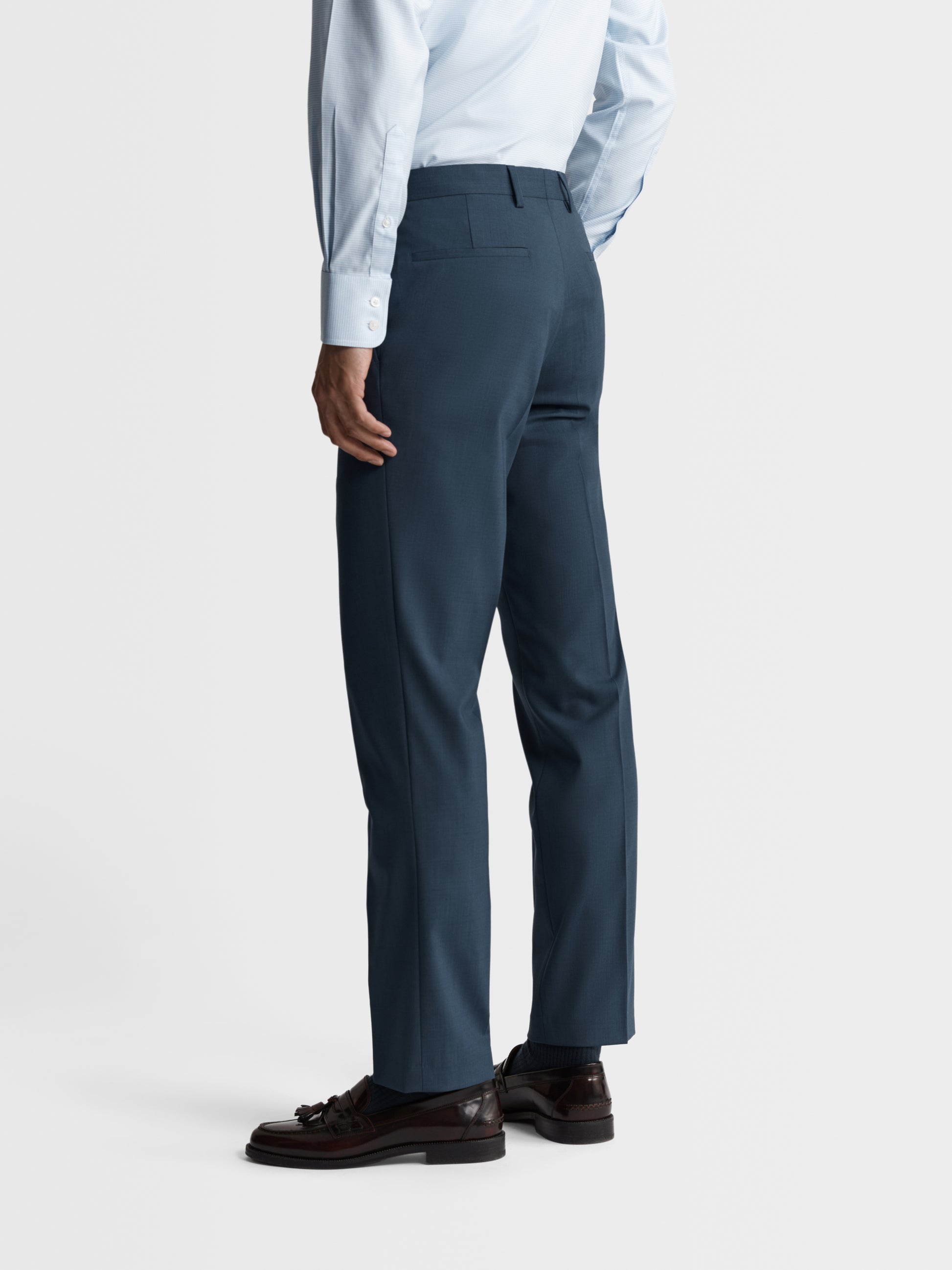 Image 4 of Adam Denim Blue Trousers