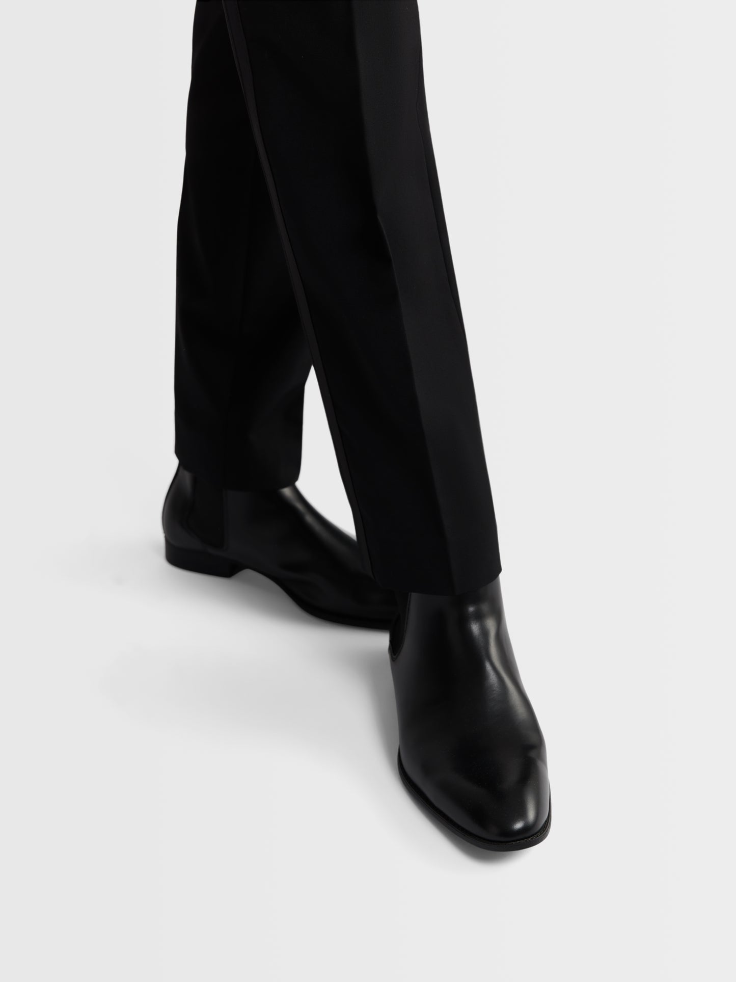 Image 6 of Lancewood Slim Fit Black Dinner Trousers