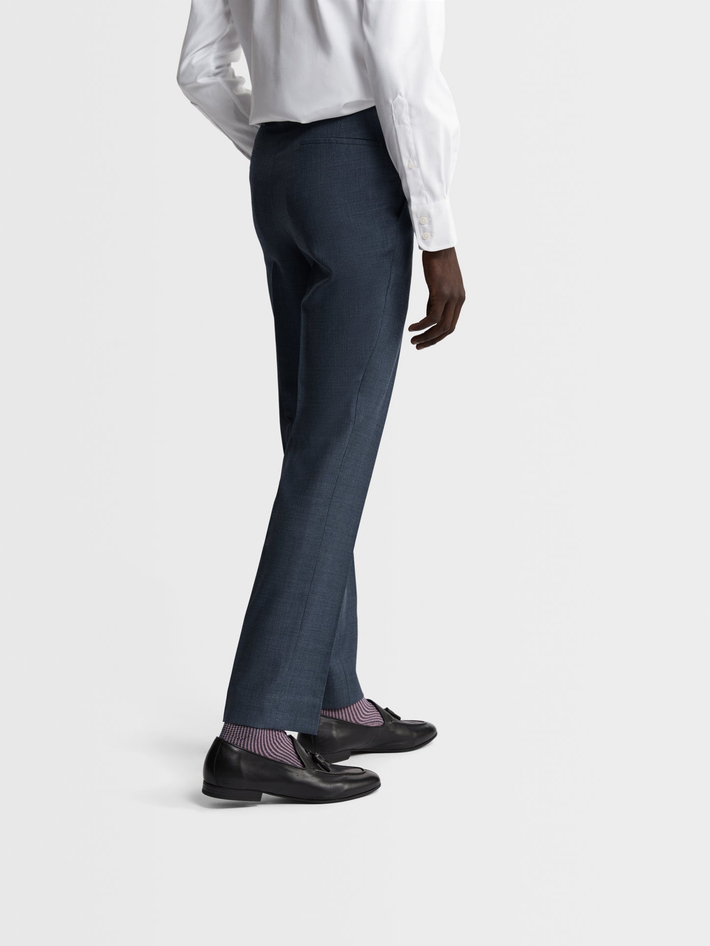 Image 3 of Williams Infinity Active Slim Fit Micro Puppytooth Trousers