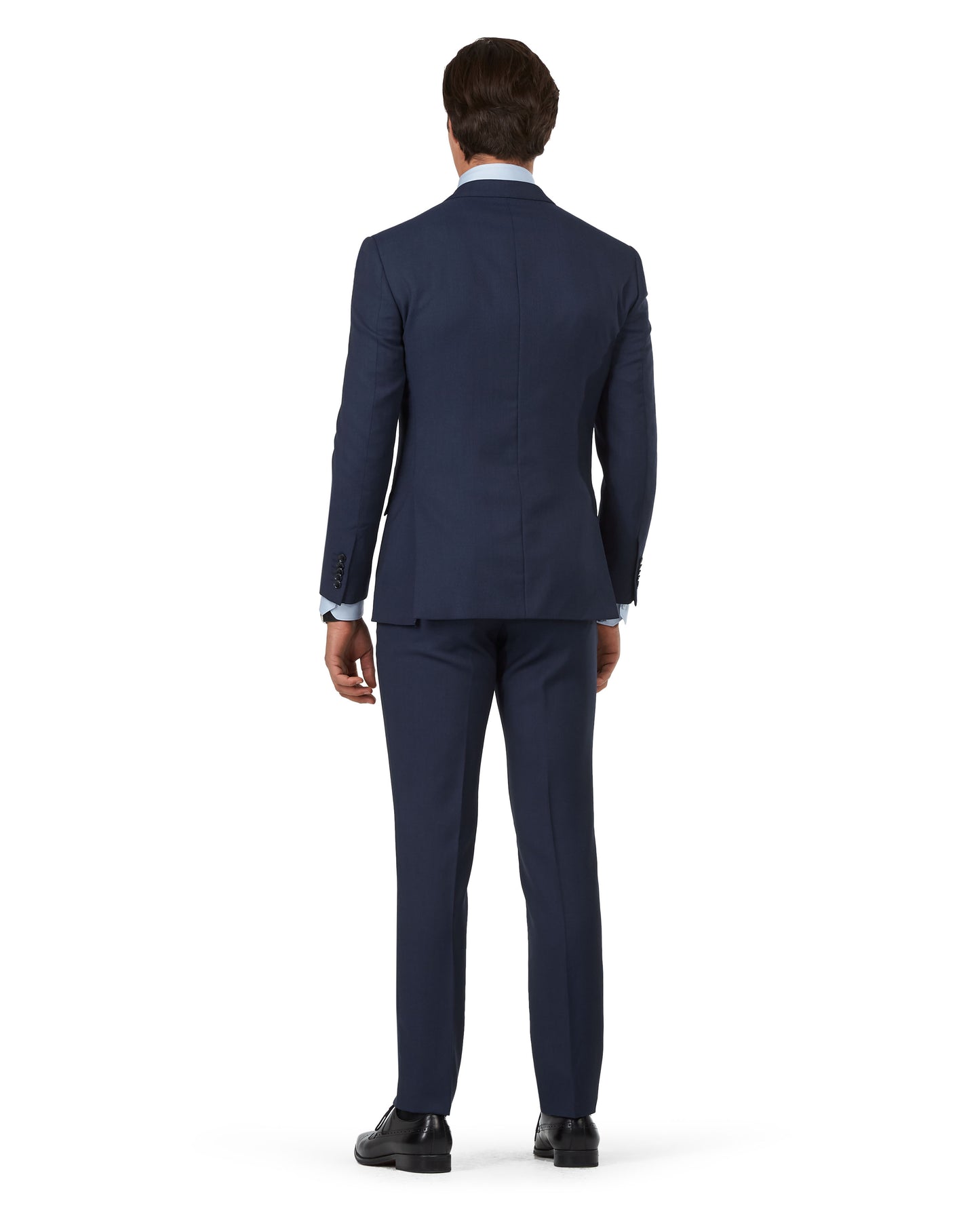 The Teddington Slim Fit Navy Birdseye Suit Jacket