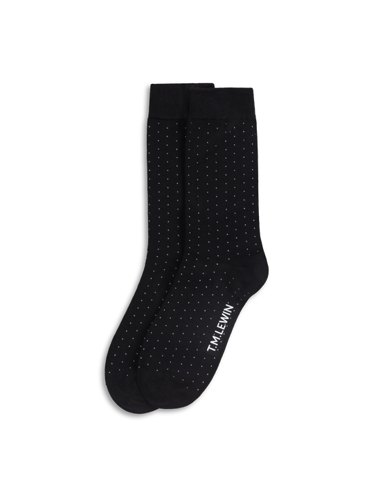 The Smart Mercerised Spotted Socks