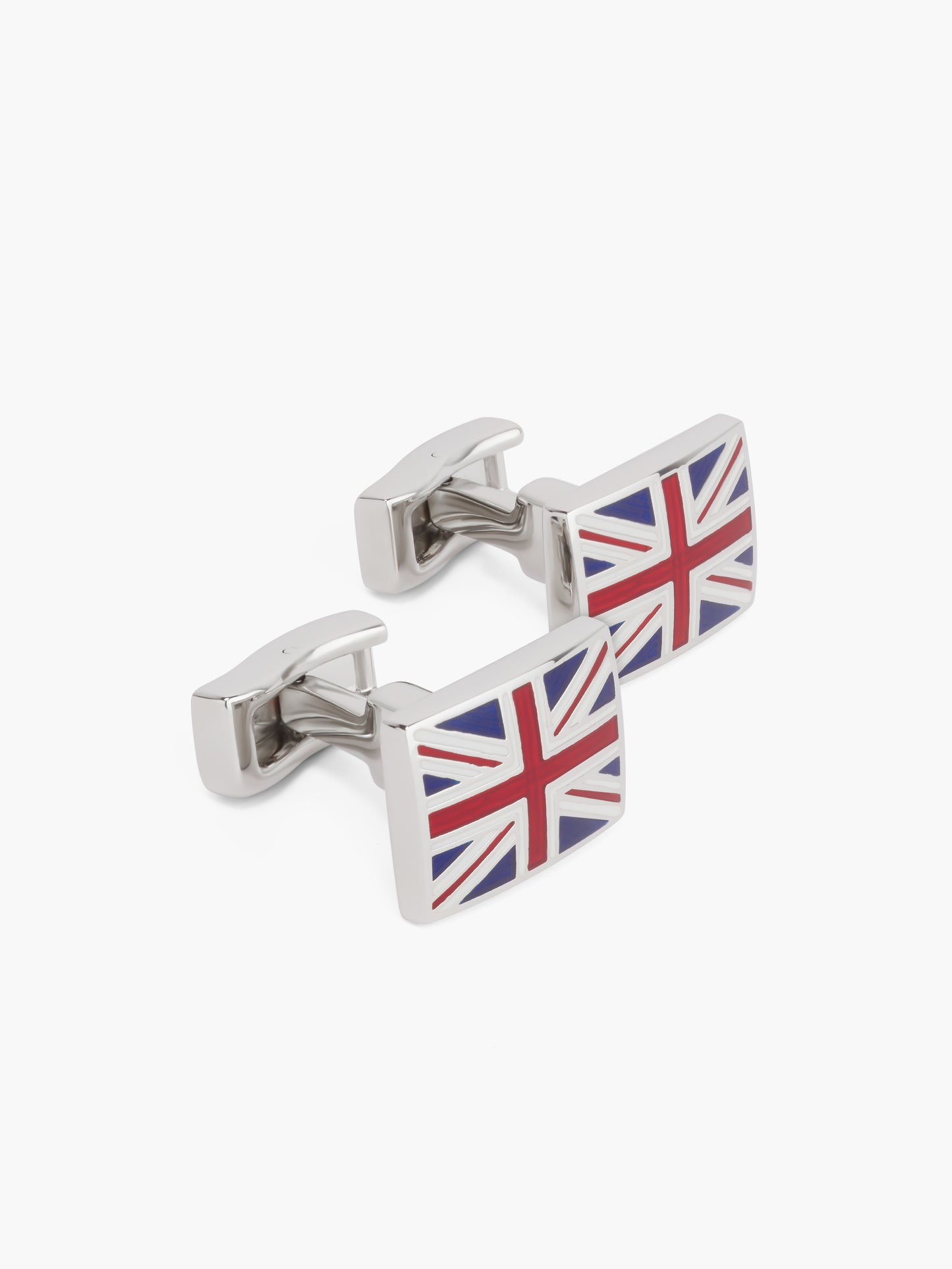 Union Jack Cufflinks - Silver