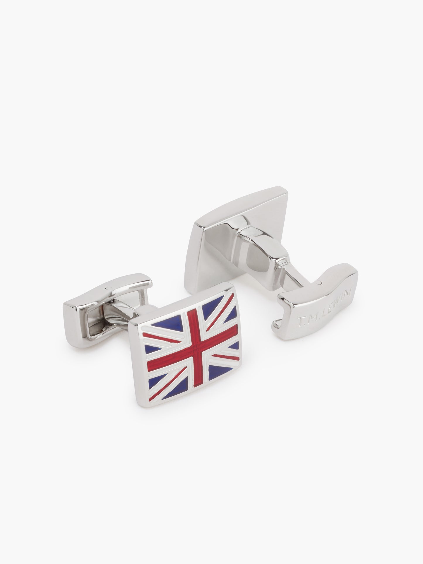 Union Jack Cufflinks - Silver