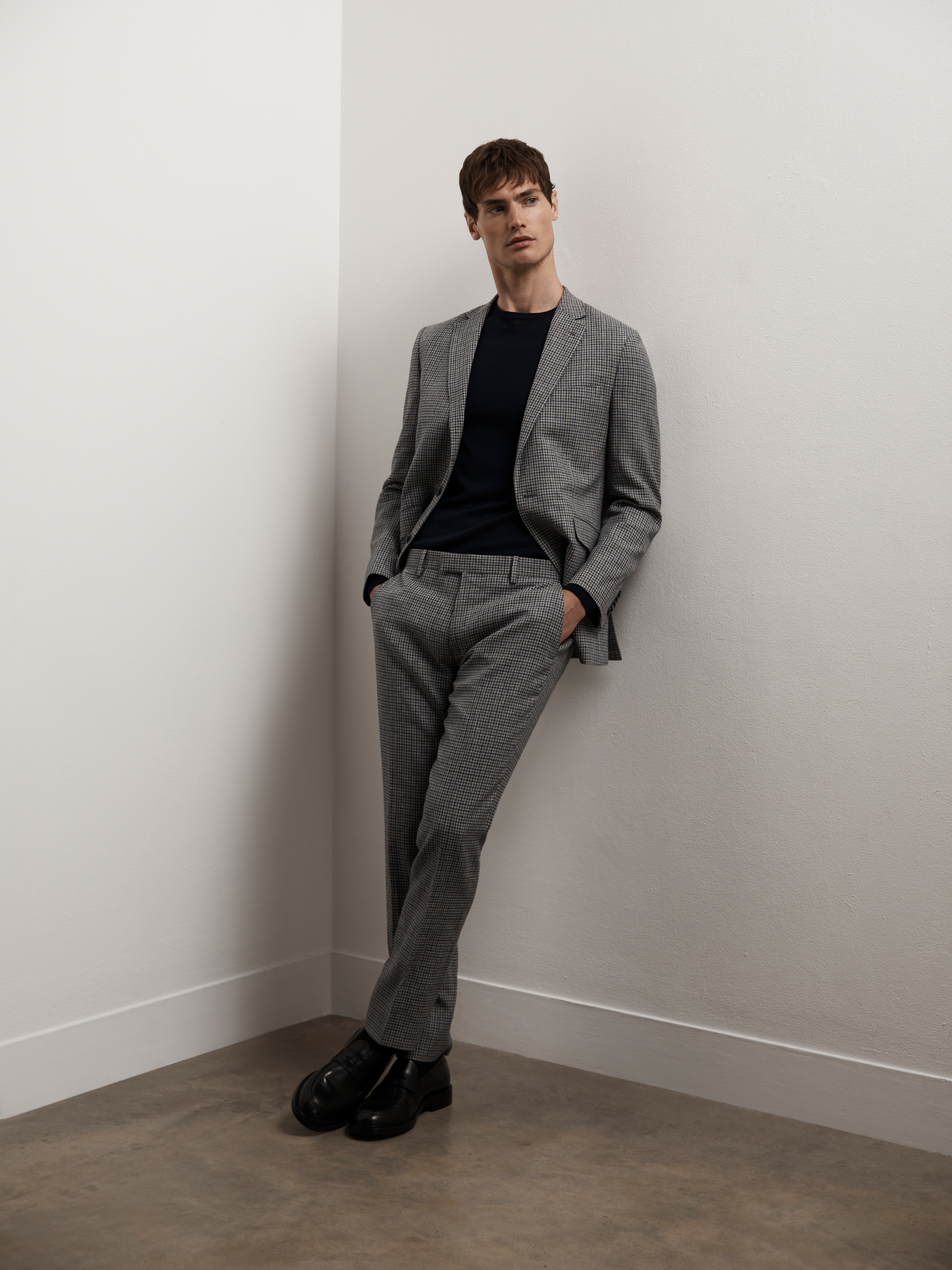BRUNELLO CUCINELLI wool trousers 'Italian Fit' light grey | BRAUN Hamburg