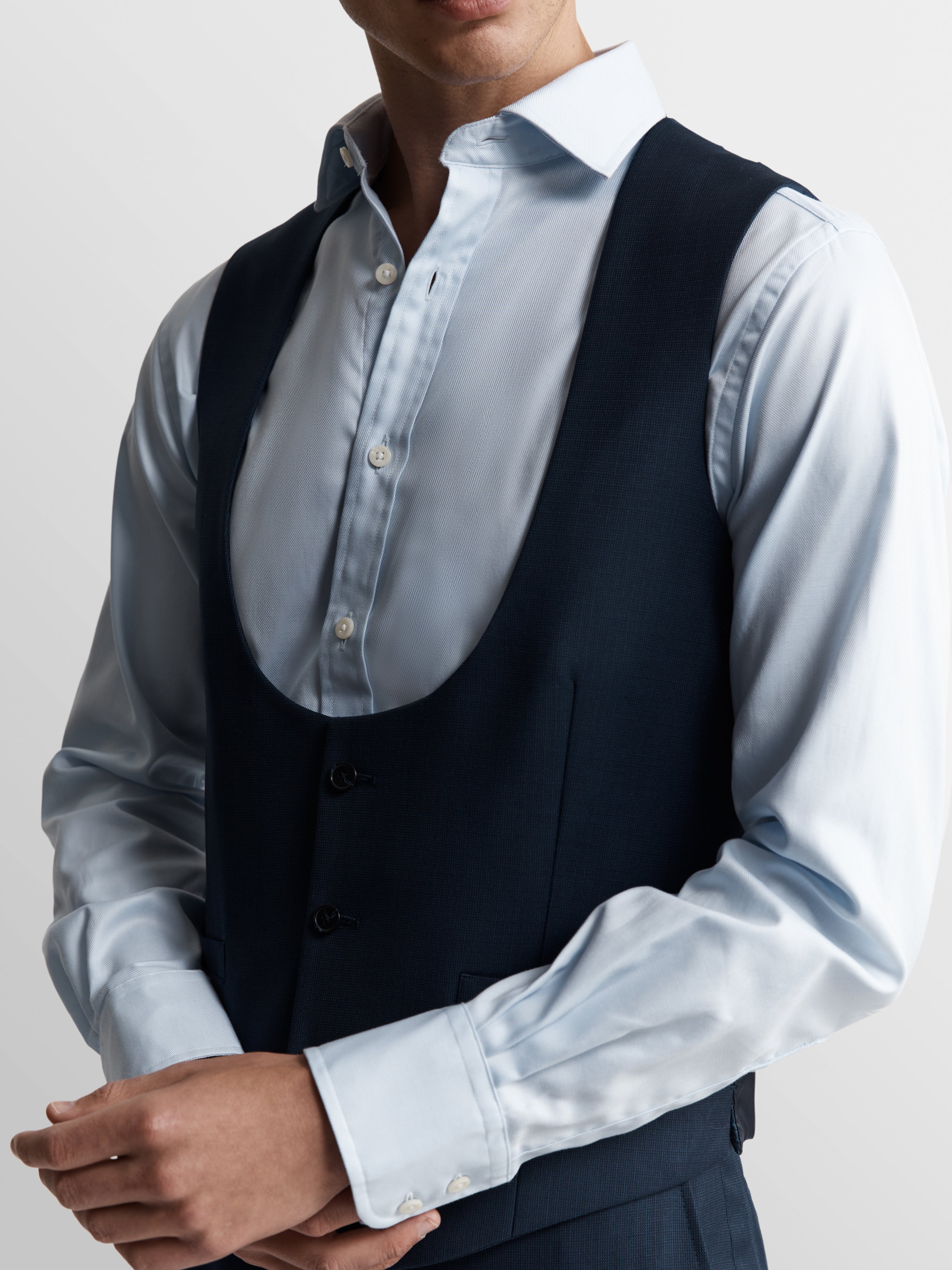 Mens navy hot sale waistcoats uk