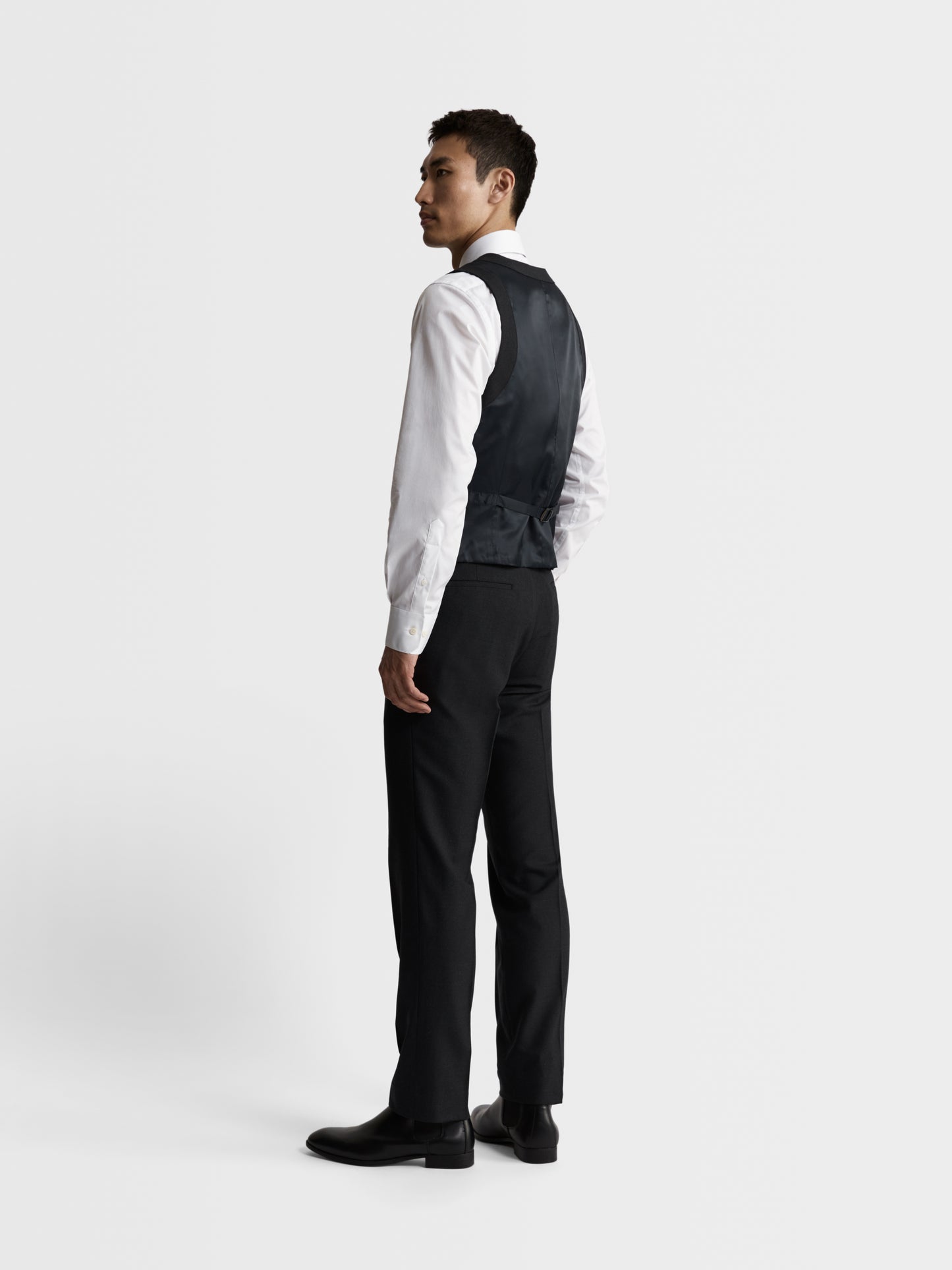 Image 5 of Ronnie Infinity Active Slim Fit Charcoal Waistcoat