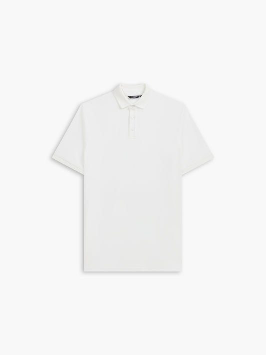 White Pique Egyptian Cotton Polo