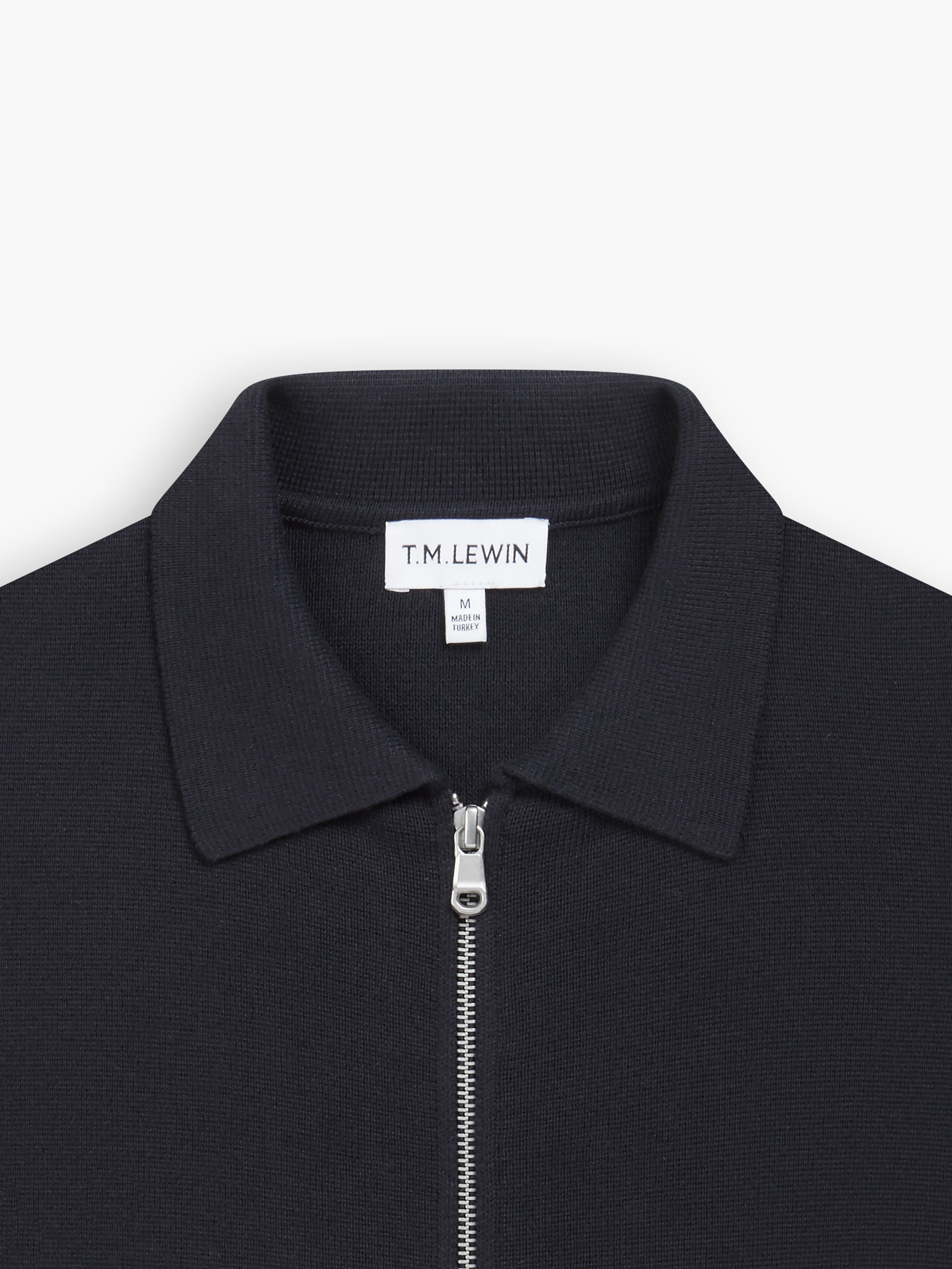 The Milano Zip Cardigan – T.M.Lewin
