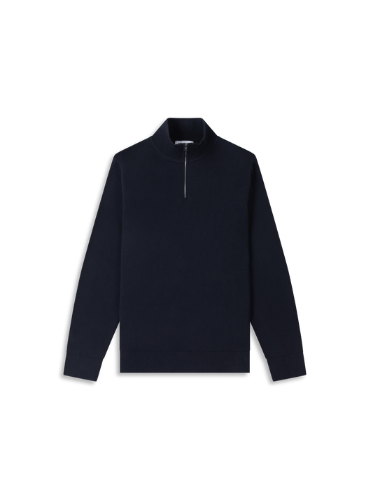 The Cotton Quarter-Zip Jumper