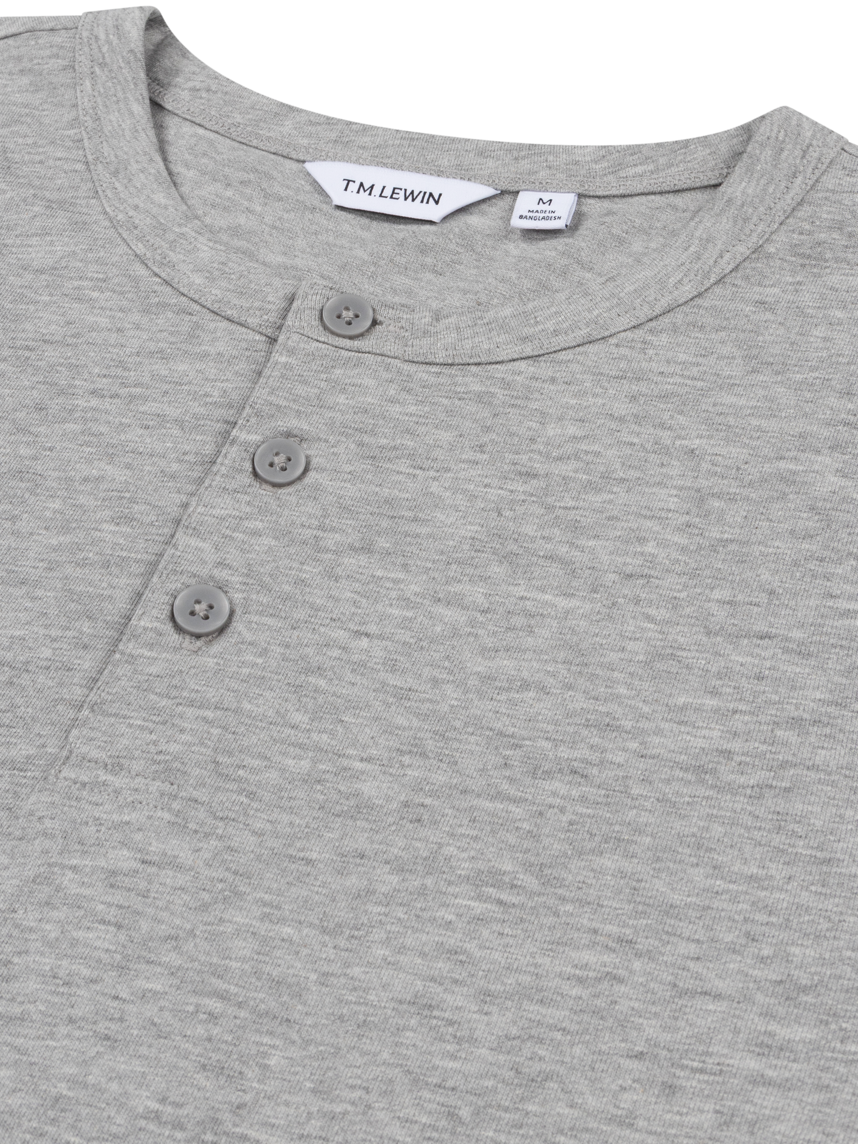 Mavi - Mens Half Buttoned Long Sleeve Henley T-Shirt