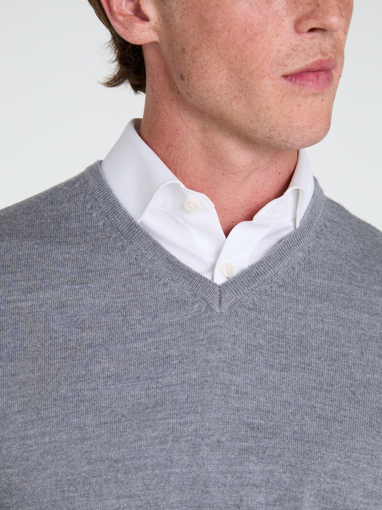 The Merino Wool V-Neck Jumper