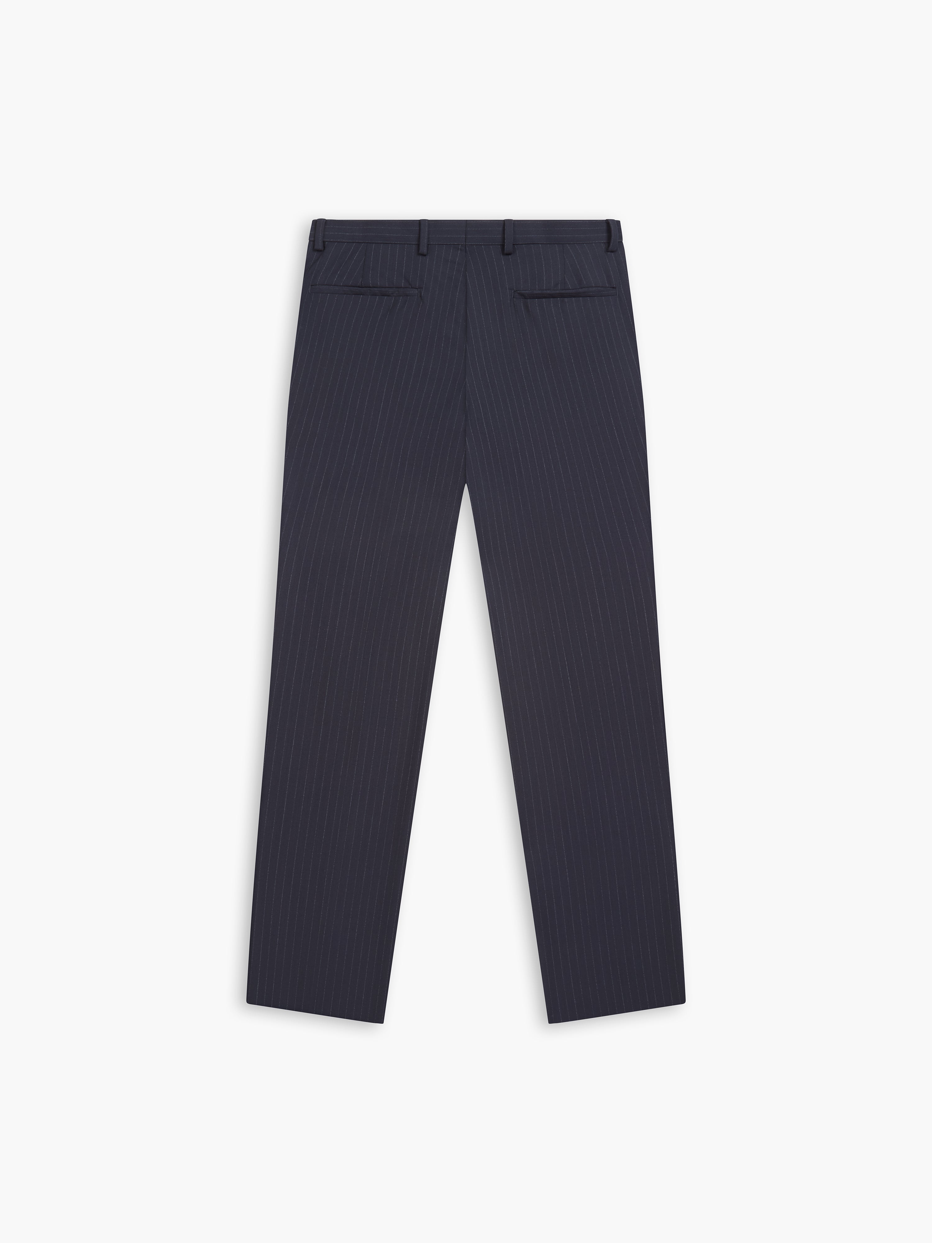 Striped on sale slim trousers