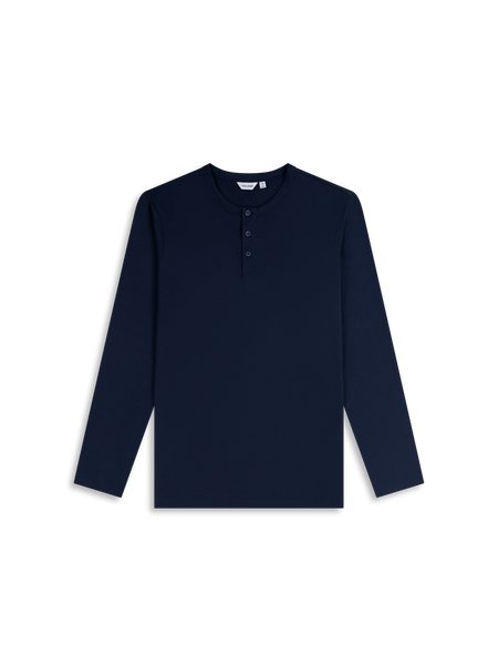 The Long Sleeve Henley – T.M.Lewin