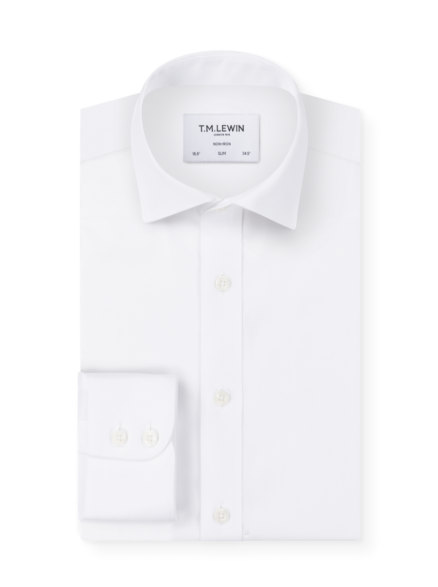 The Non-Iron Herringbone Shirt