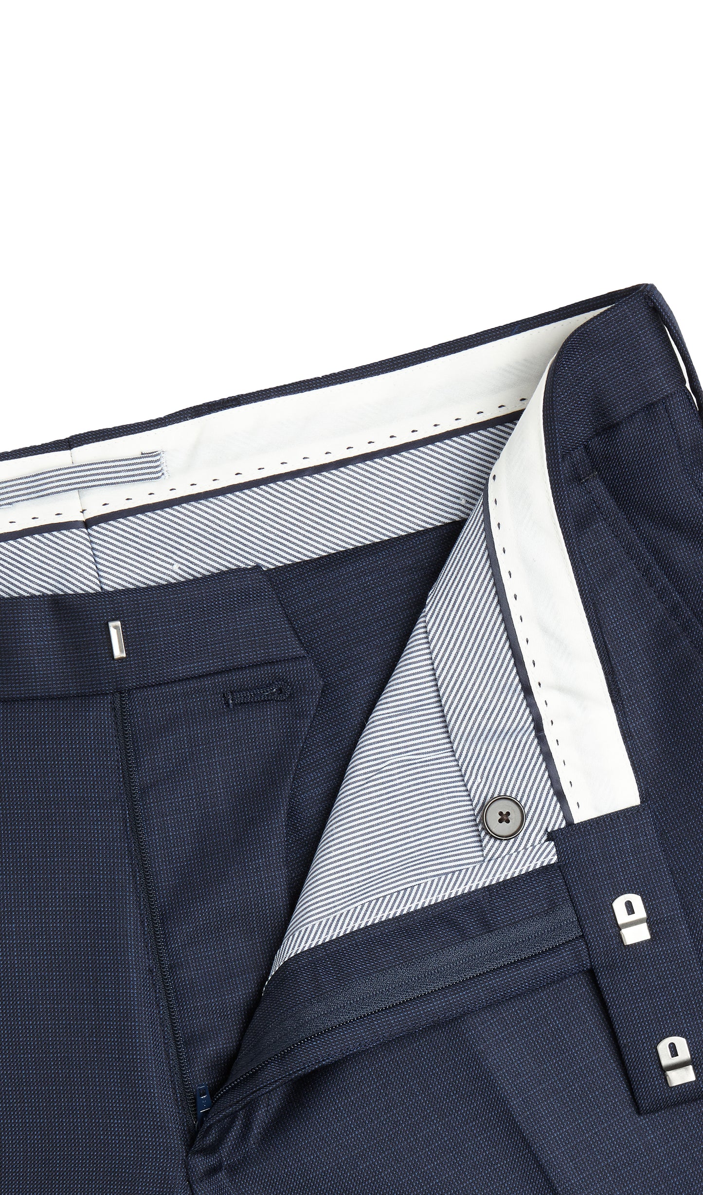 Phelps Infinity Active Regular Fit Navy Blue Trouser