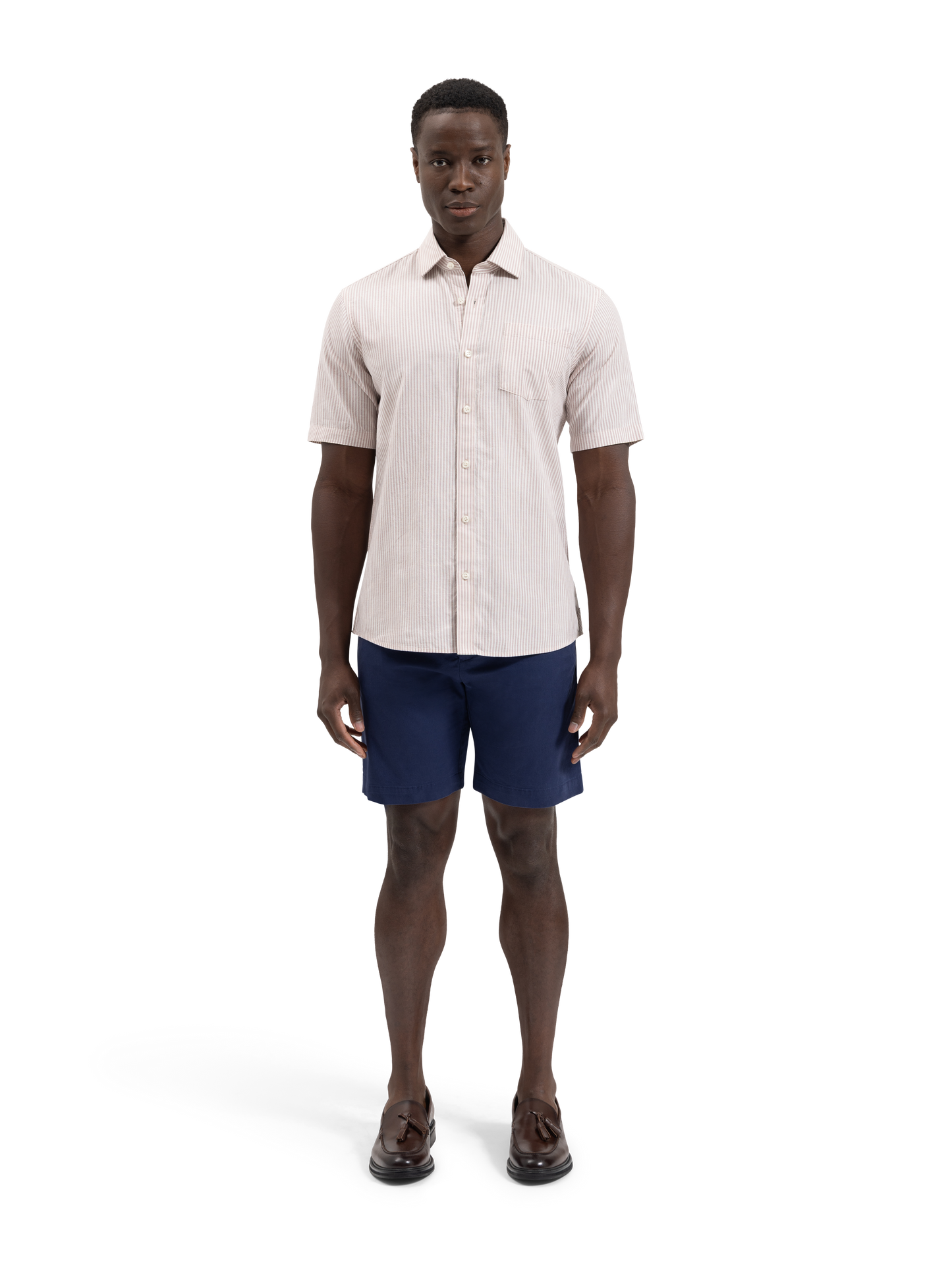 The Short Sleeve Linen Mix Shirt