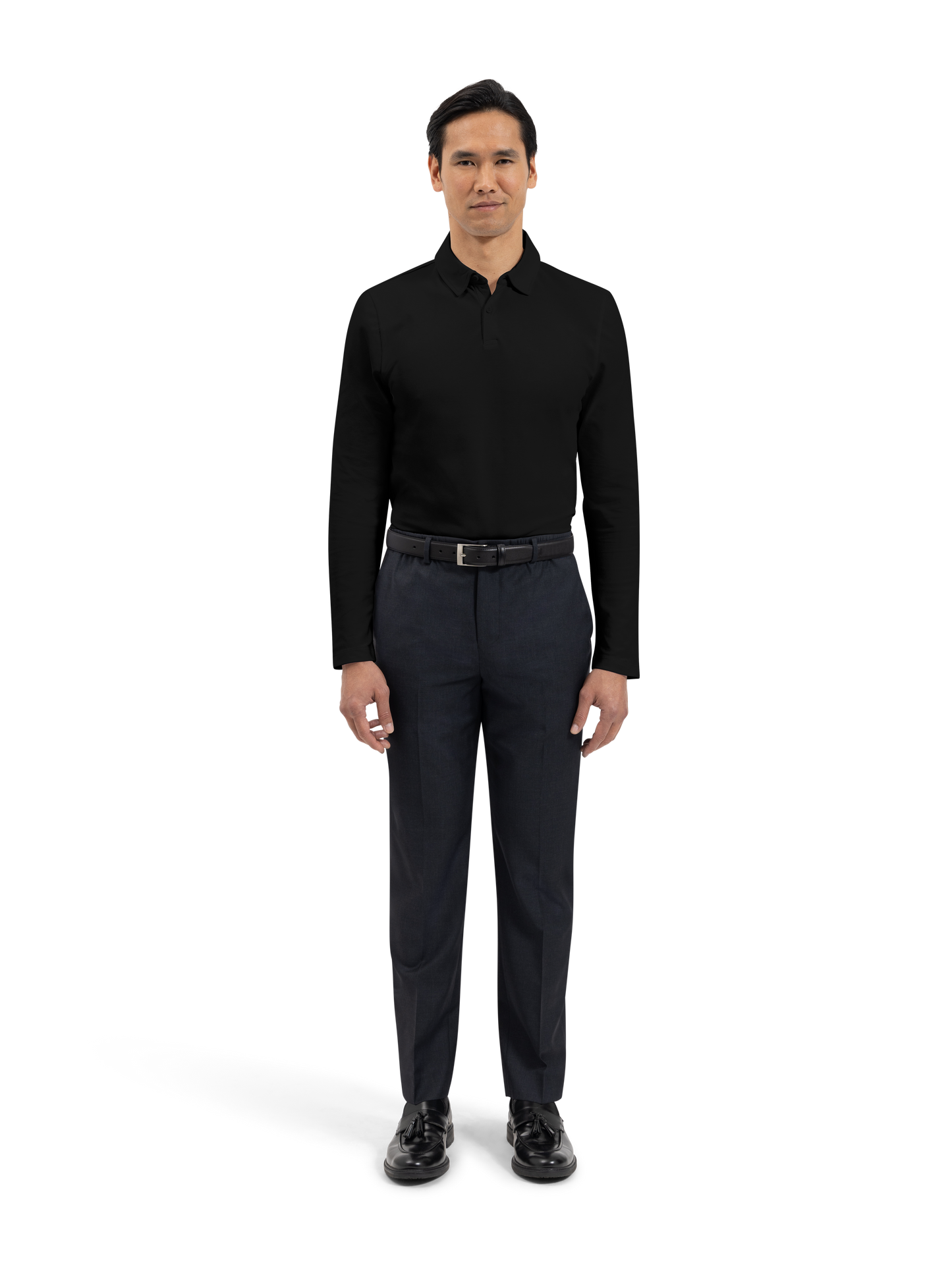 The Long Sleeve Smart Pique Polo