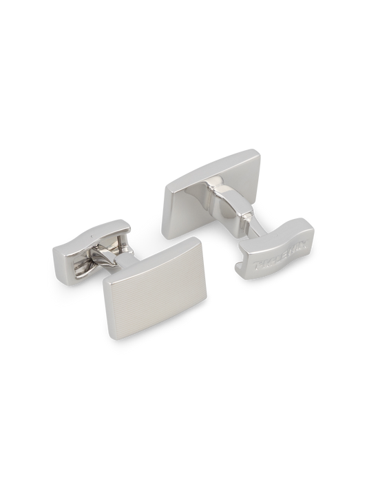The Silver Line Rectangle Cufflinks