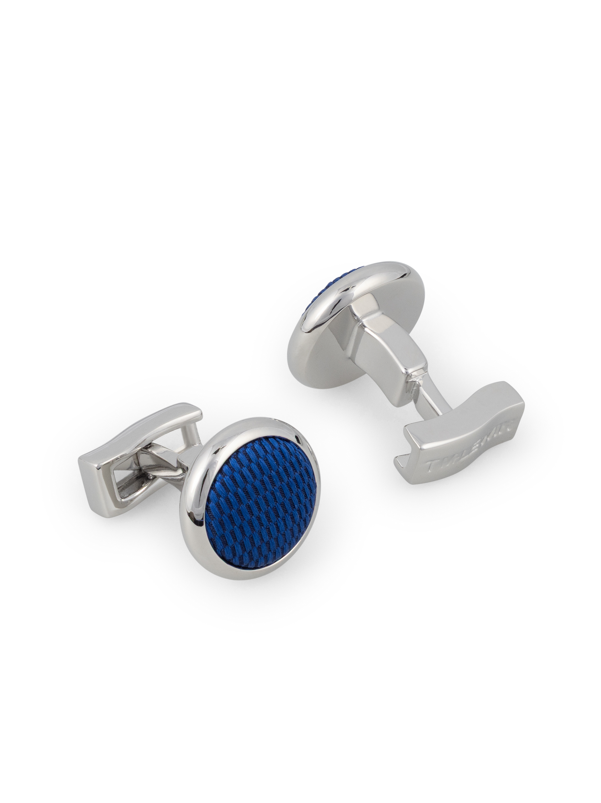 Woven Round Cufflinks