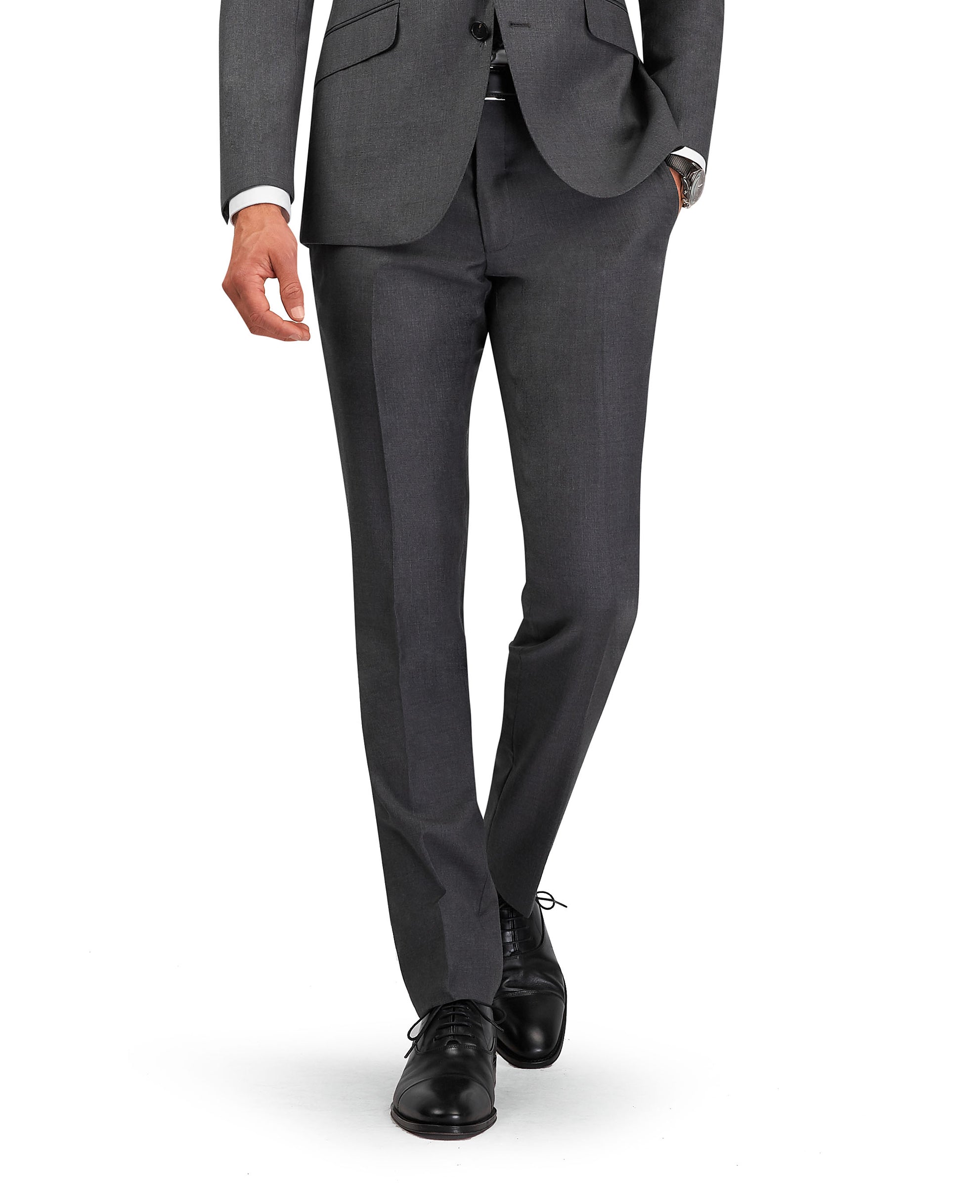 Image 1 of Ravenscourt Infinity Active Slim Fit Grey Trousers