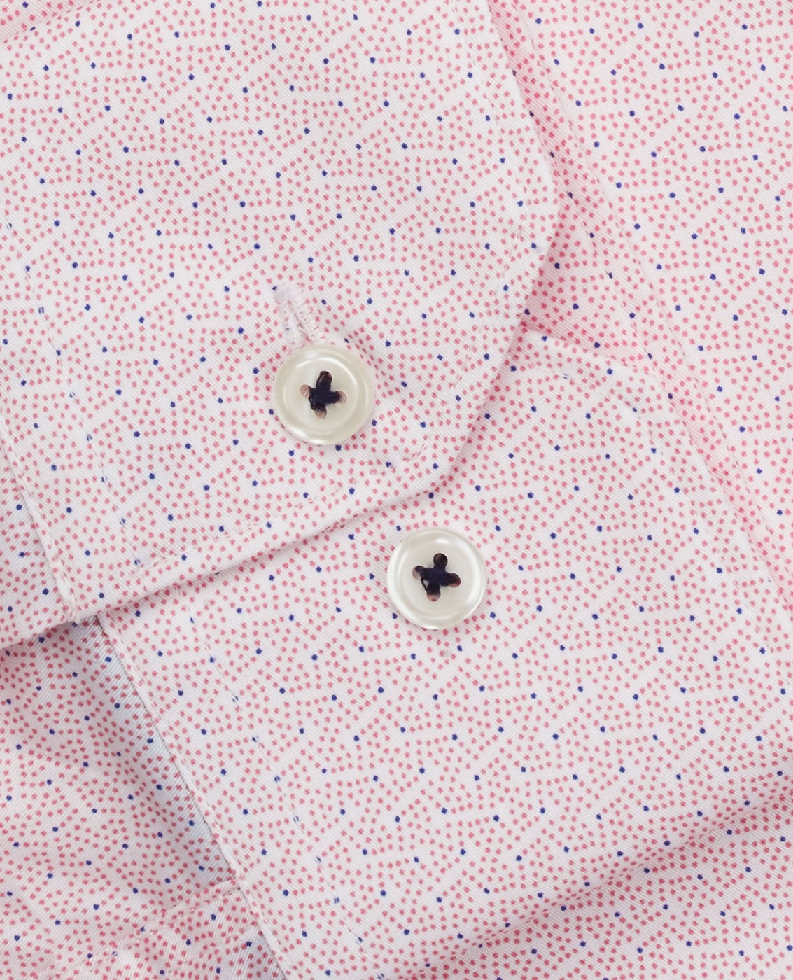 Image 3 of Red Constellation Print Poplin Slim Fit Single Cuff Classic Collar Shirt