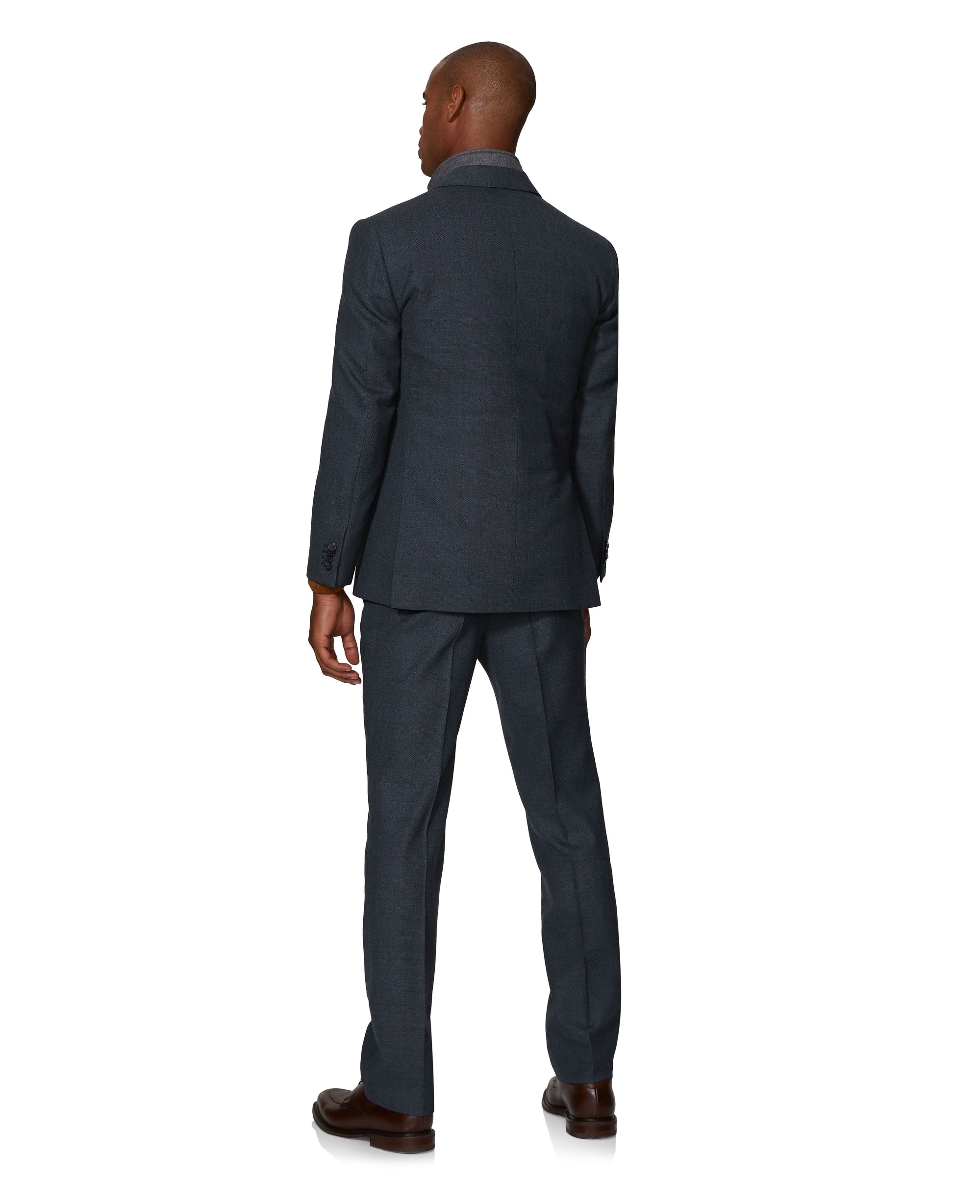 Image 5 of Wordsworth Woven in England Slim Fit Navy Jacket