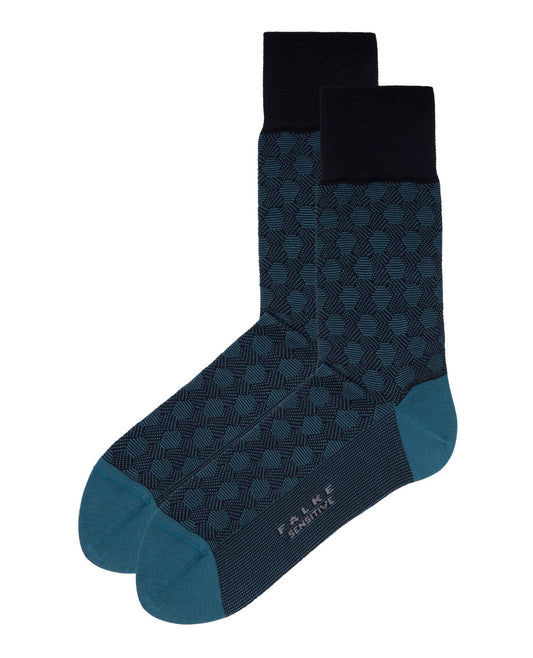 Image 1 of Flake Sensitive Modernist Socks Navy