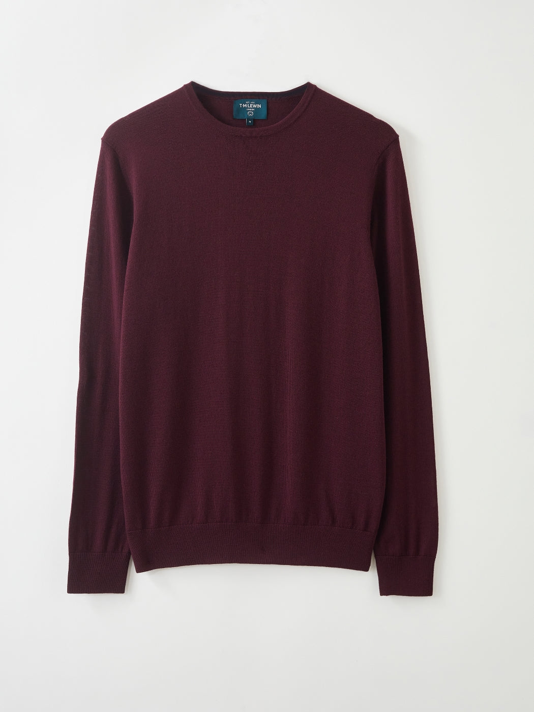 17356 Wine Patterned Jumper