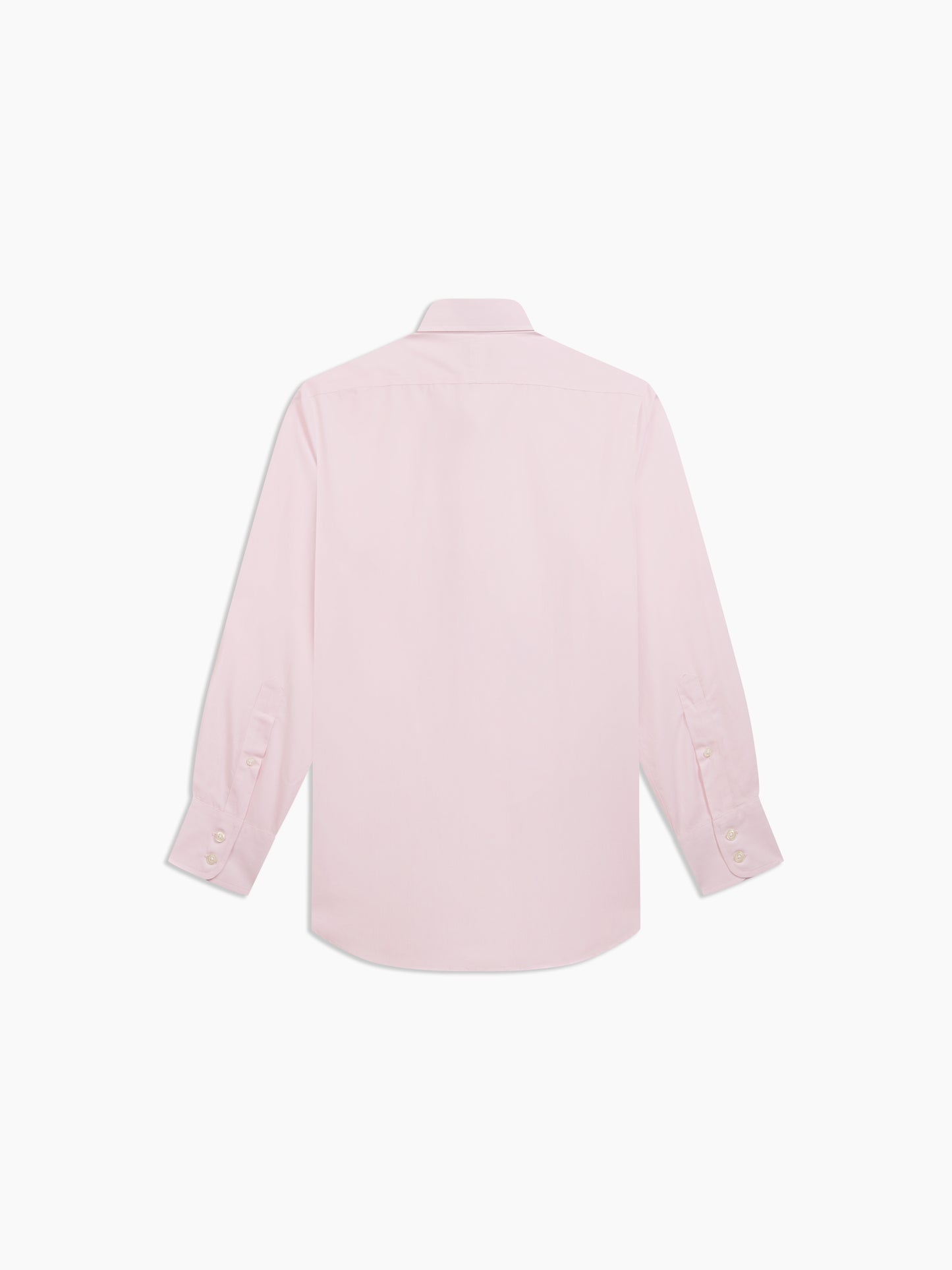 Image 4 of Non-Iron Light Pink Pinstripe Dobby Slim Fit Single Cuff Classic Collar Shirt