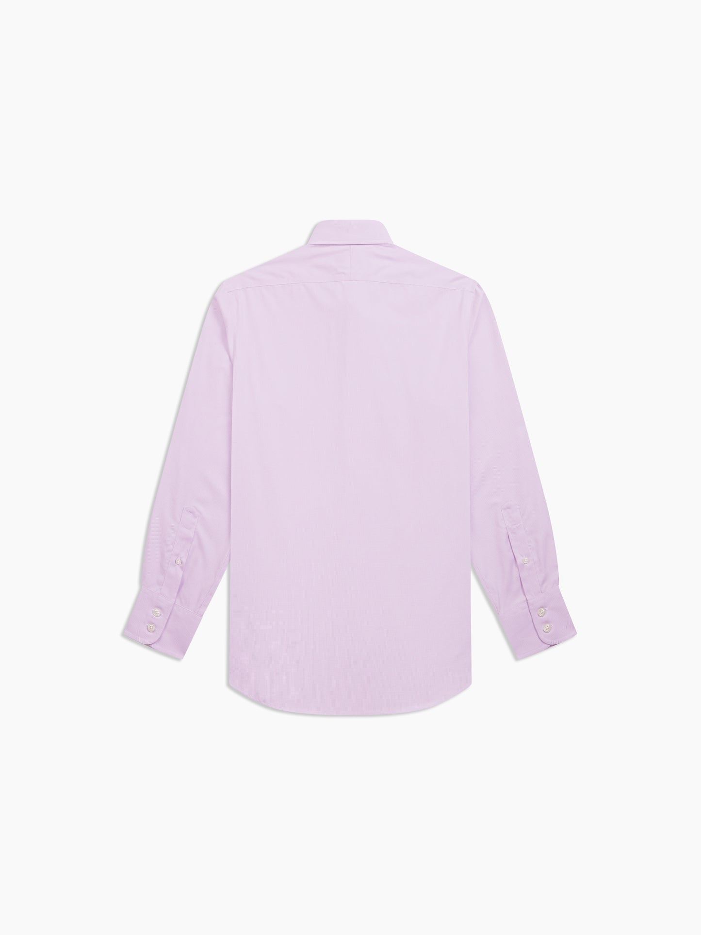 Image 2 of Non-Iron Purple Dogtooth Dobby Slim Fit Single Cuff Classic Collar Shirt