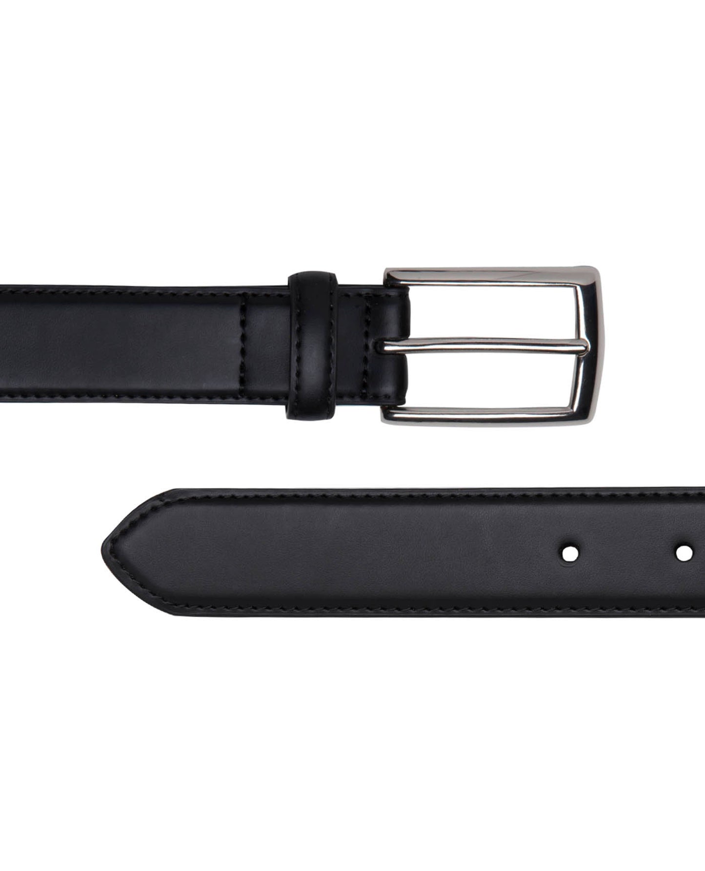 Image 2 of Real Leather Black Classic Suit Belt