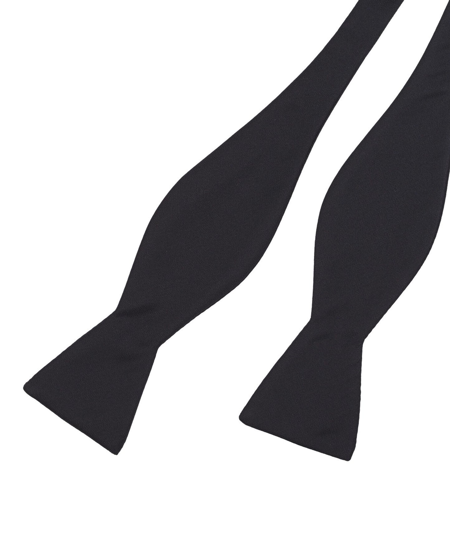 Image 2 of Black Barathea Self-Tie Bow Tie