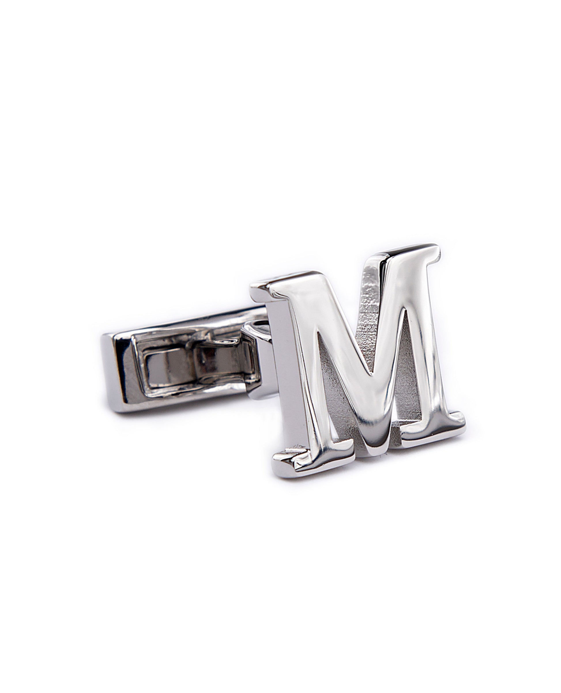 Image 1 of Single Initial M Cufflink