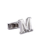 Single Initial M Cufflink (Sold Individually)