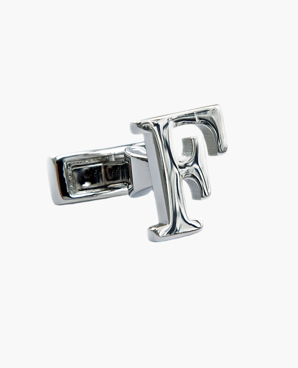 Single Initial F Cufflink