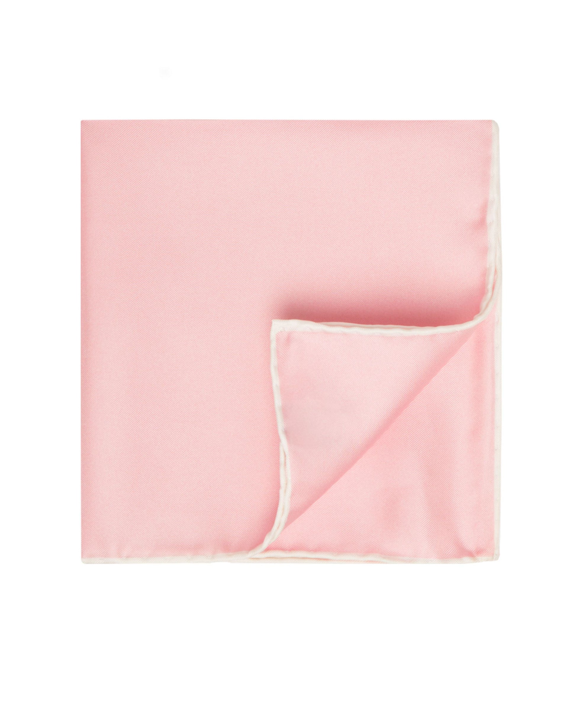 Image 1 of Pink Silk Pocket Square
