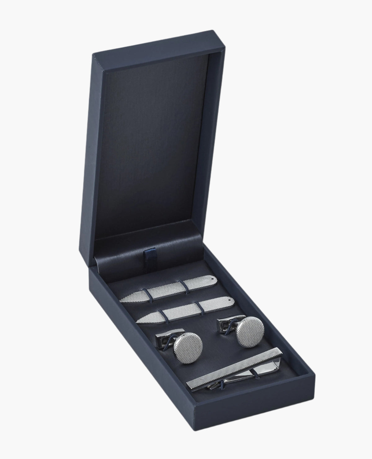 Knurled Shirt Accessory Gift Set