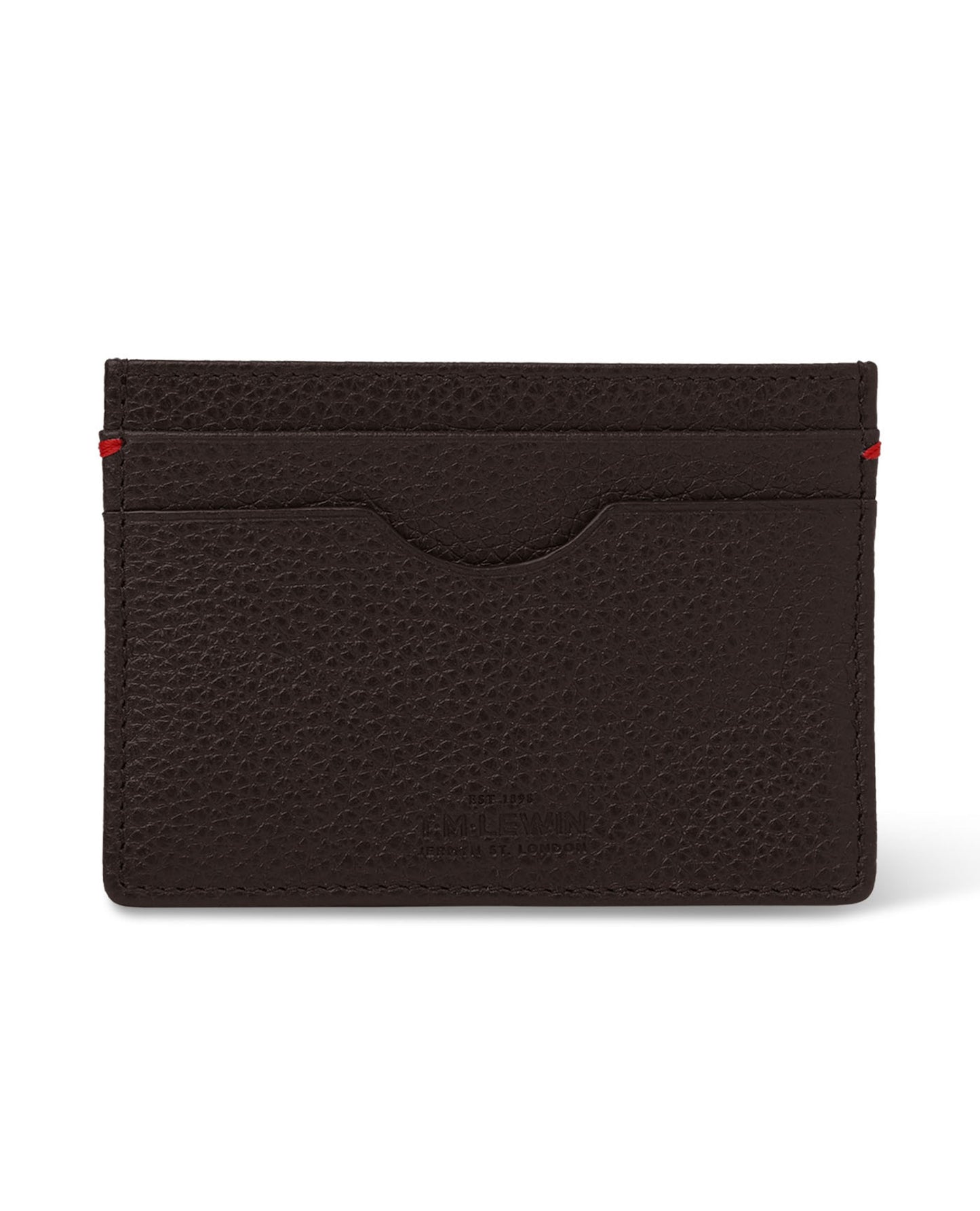 Image 1 of Leather Cardholder Brown
