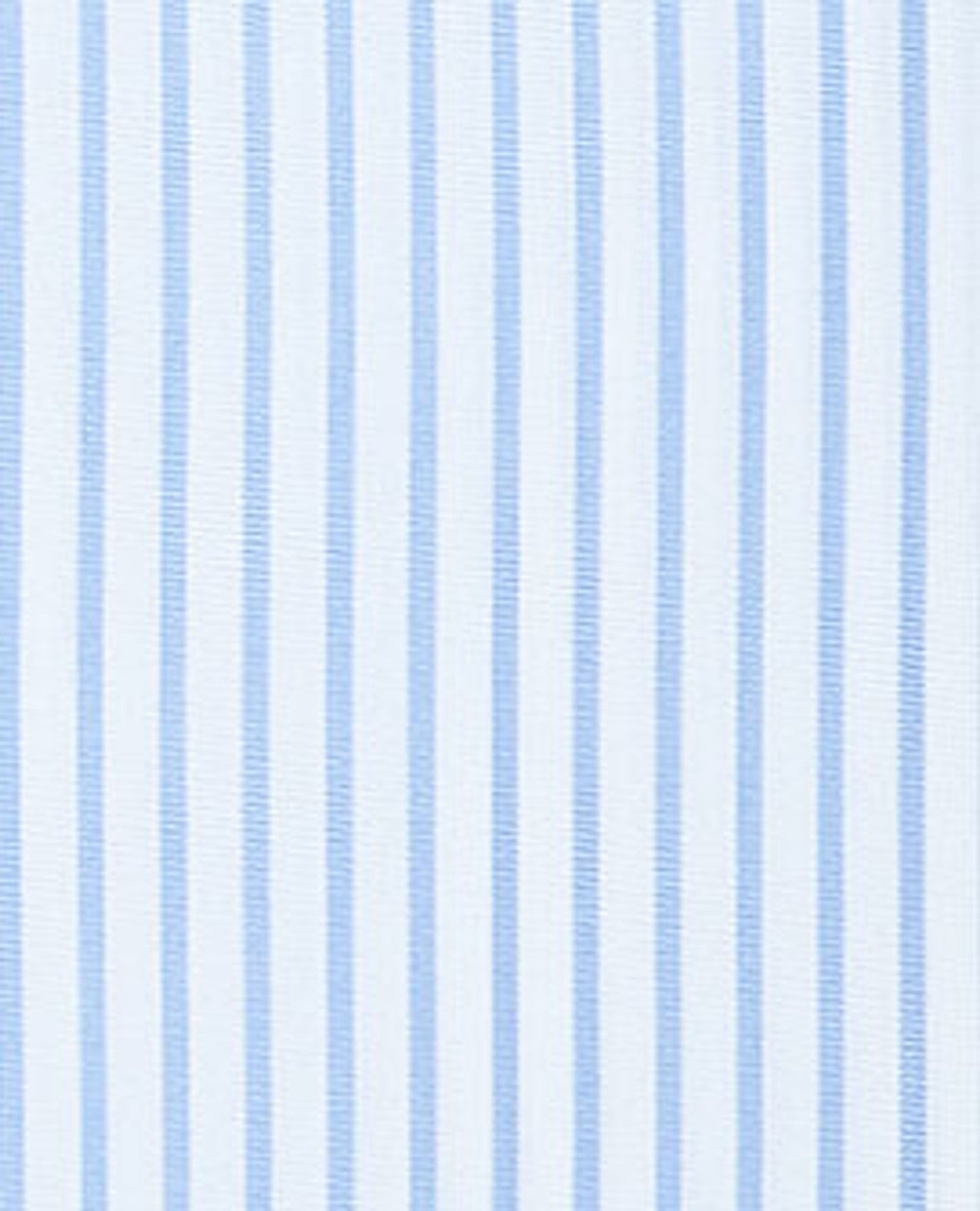 Image 4 of Light Blue Stripe Poplin Regular Fit Single Cuff Classic Collar Shirt