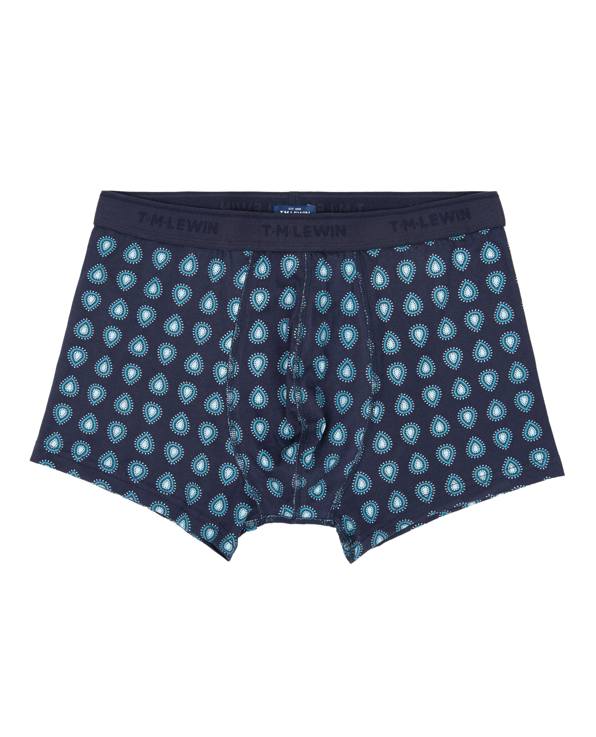 Image 4 of Grey and Paisley Jersey Boxer 2-pack Gift Box