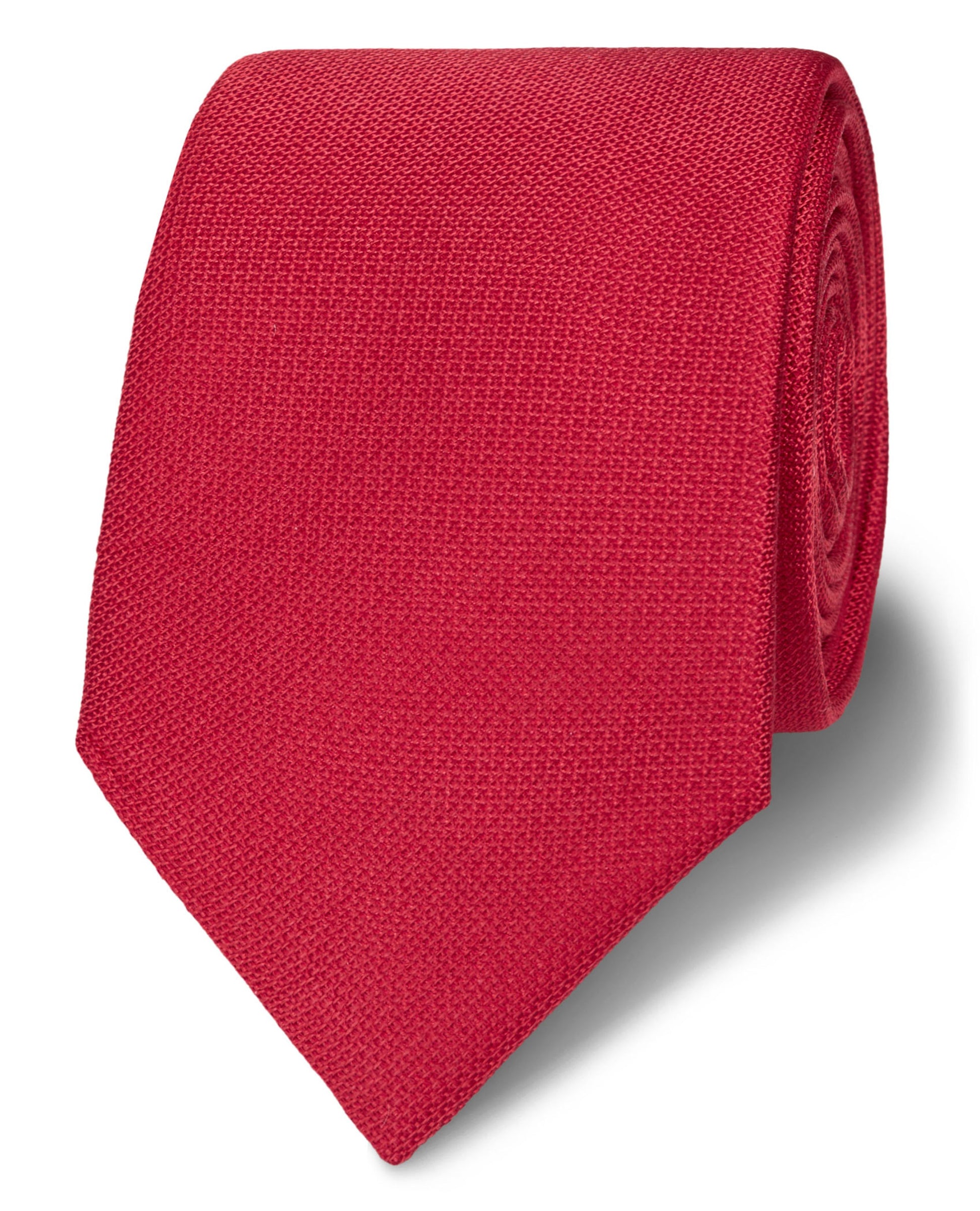 Image 1 of Bogart Slim Red Silk Tie