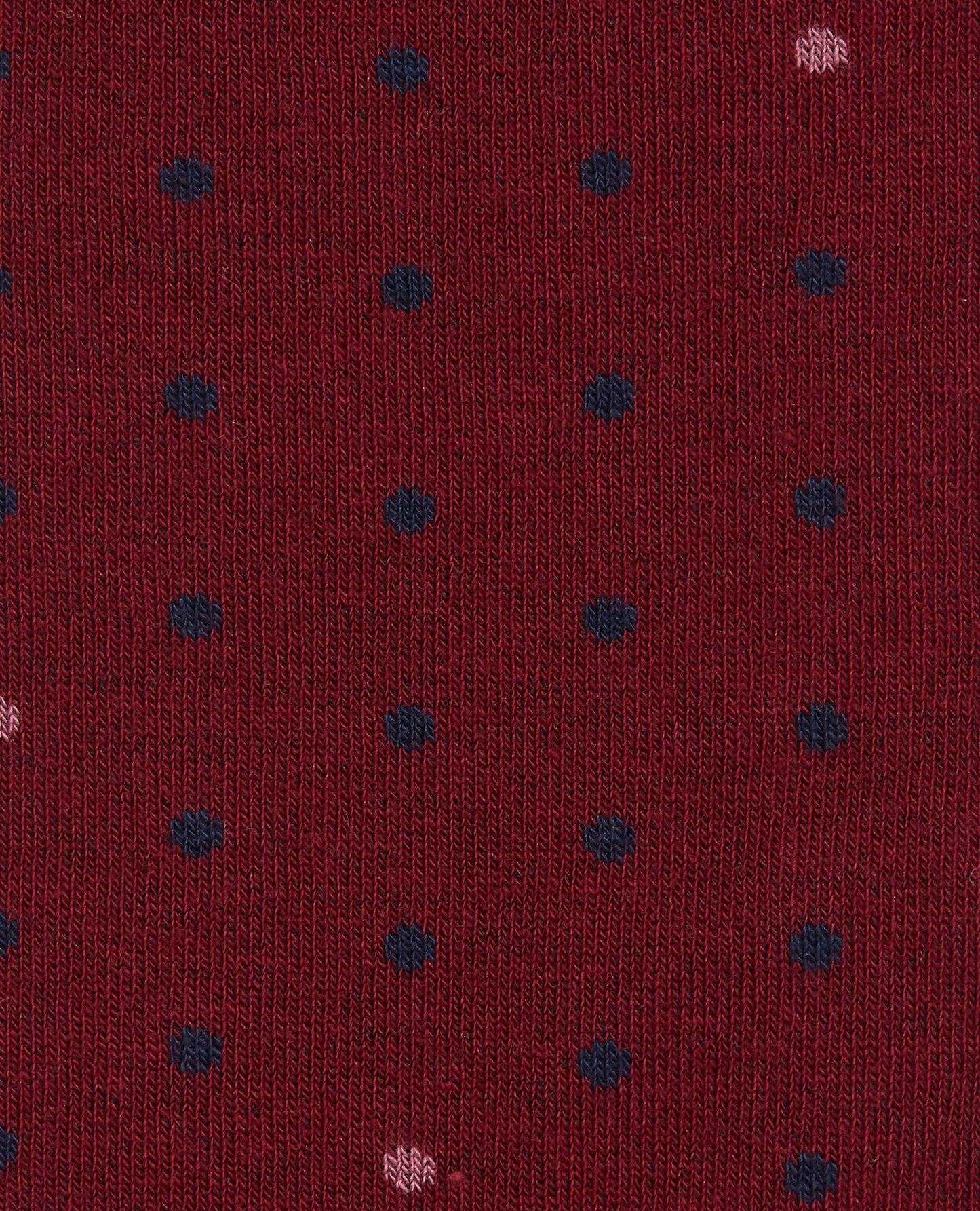 Image 2 of Burgundy, Navy and Pink Mini Spot Socks