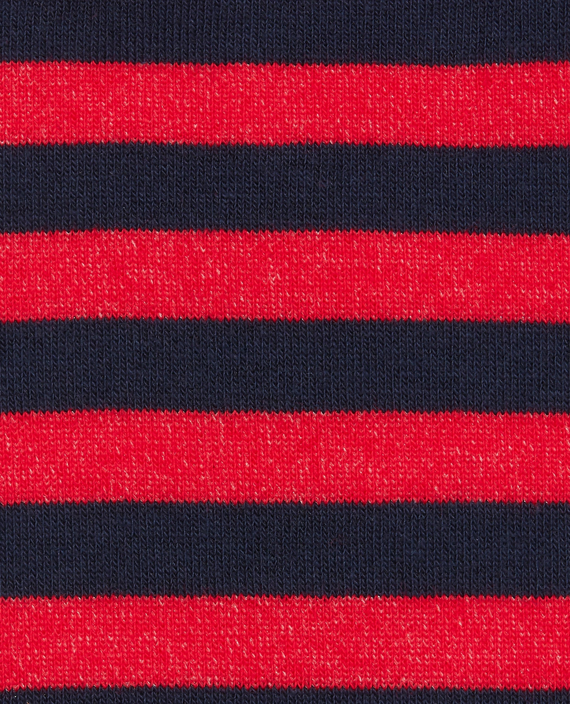 Image 2 of Navy and Red Double Stripe Socks