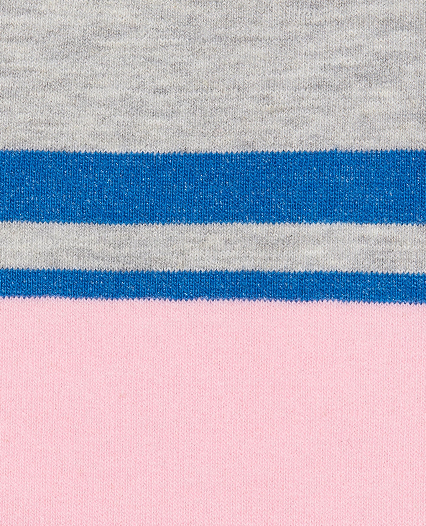 Image 2 of Pink and Grey Blocked Stripe Socks